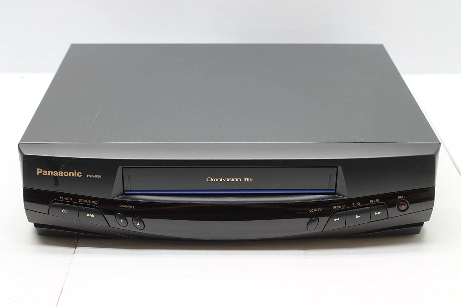 A black DVD player.