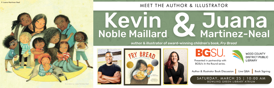 Meet the author and illustrator of Fry Bread on Saturday, March 25.
