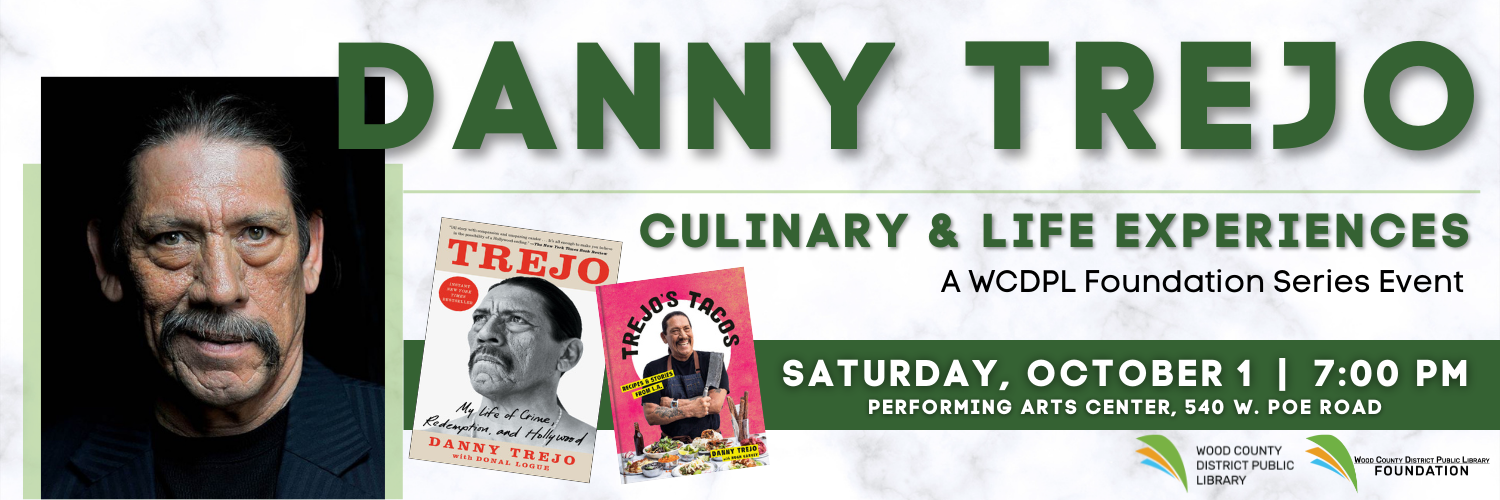 Meet author and actor Danny Trejo on Saturday, October 1 at 7:00 pm