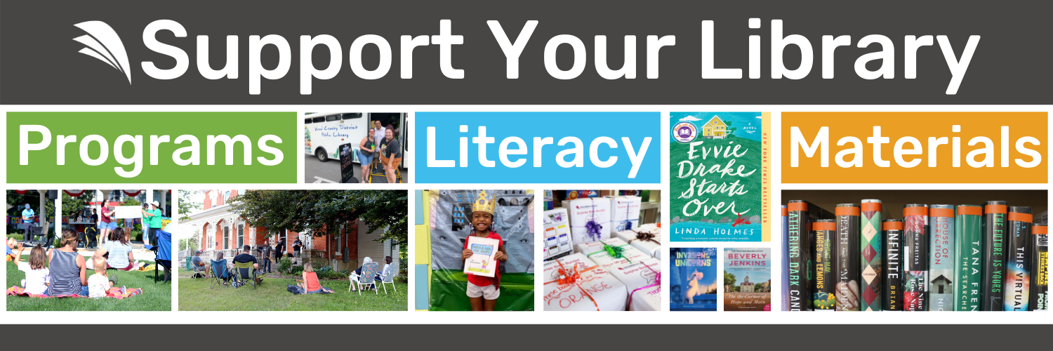 It's easy to support your library!
