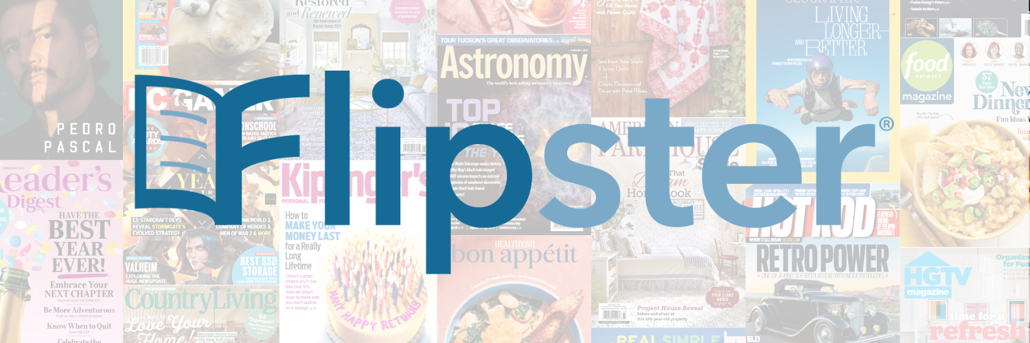 Browse the Flipster digital newsstand.