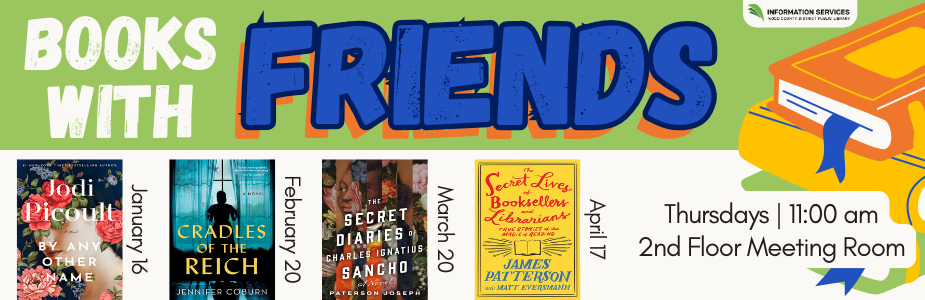 Read a book with friends on Thursday, February 20 at 11:00 am.