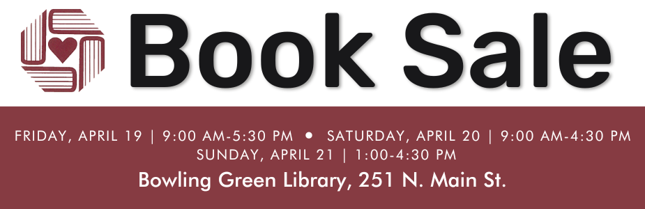 Get new books at our upcoming spring book sale.